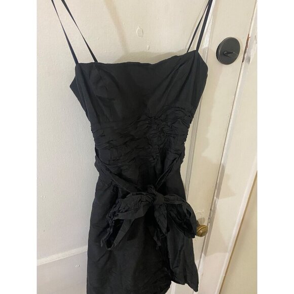 BCBGMaxazria Women's 100% Silk Sleeveless Bubble Dress - 6 - Picture 2 of 13